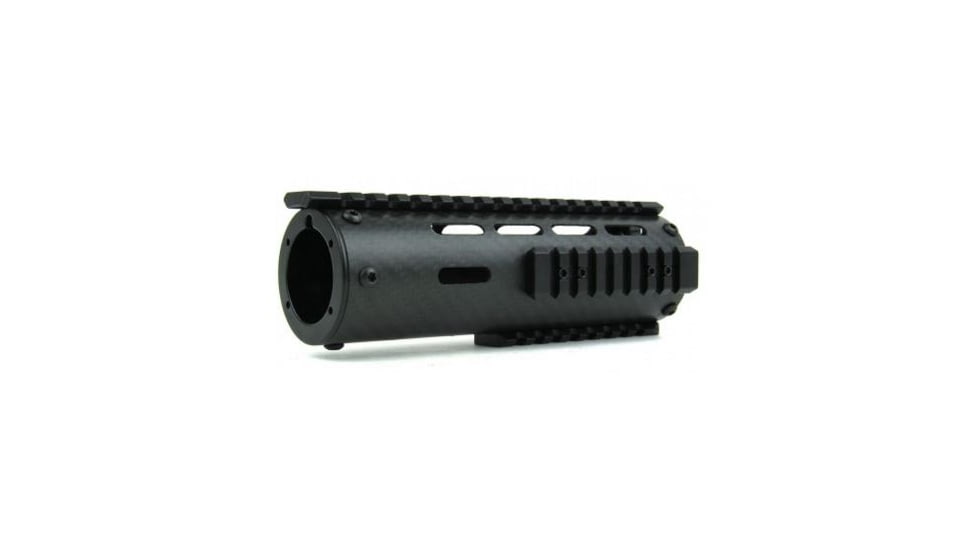 Tacfire AR15 Carbon Fiber Free Float Hand Guard/Detachable Rails/Carbine Length 7in, Black HG06-7