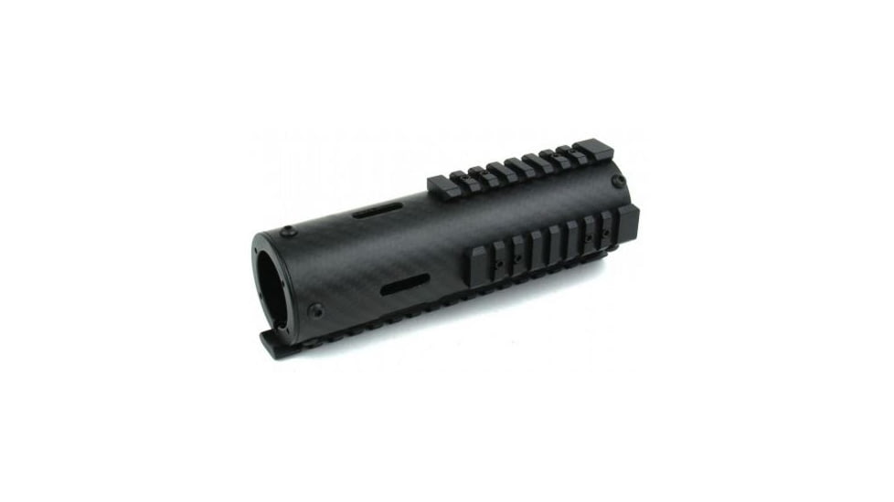 Tacfire AR15 Carbon Fiber Free Float Hand Guard/Detachable Rails/Carbine Length 7in, Black HG06-7