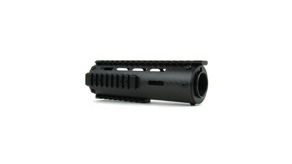 Tacfire AR15 Carbon Fiber Free Float Hand Guard/Detachable Rails/Carbine Length 7in, Black HG06-7
