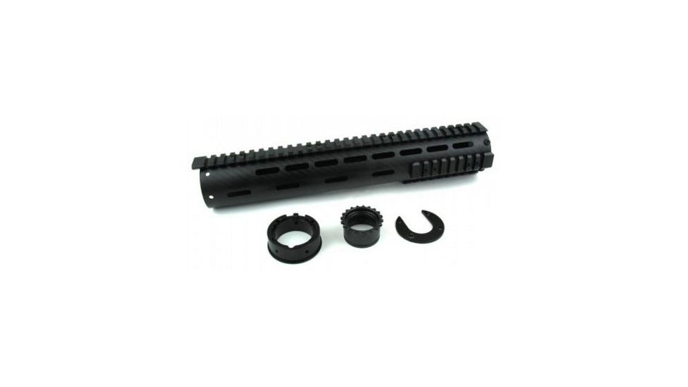Tacfire AR15 Carbon Fiber Free Float Hand Guard/Detachable Rails/Carbine Length 7in, Black HG06-7