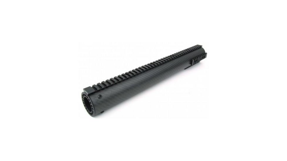 Tacfire AR15 Carbon Fiber Free Float Hand Guard/Detachable Rails/Extended Length 16.5in, Black HG06-16.5