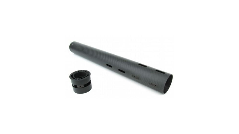 Tacfire AR15 Carbon Fiber Free Float Hand Guard/Detachable Rails/Extended Length 16.5in, Black HG06-16.5