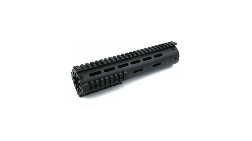 Tacfire AR15 Carbon Fiber Free Float Hand Guard/Detachable Rails/Mid Length/10in, Black HG06-10