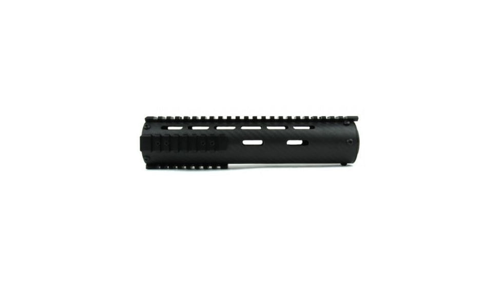 Tacfire AR15 Carbon Fiber Free Float Hand Guard/Detachable Rails/Mid Length/10in, Black HG06-10