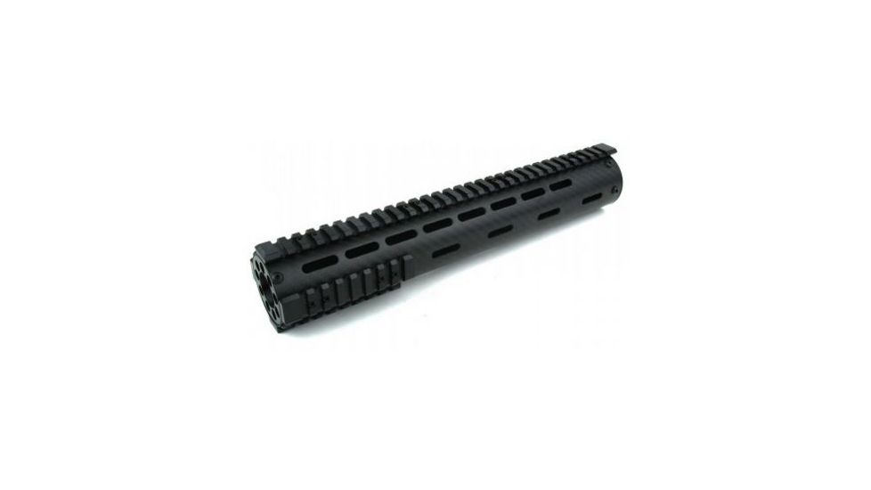 Tacfire AR15 Carbon Fiber Free Float Hand Guard/Detachable Rails/Rifle Length 12in, Black HG06-12