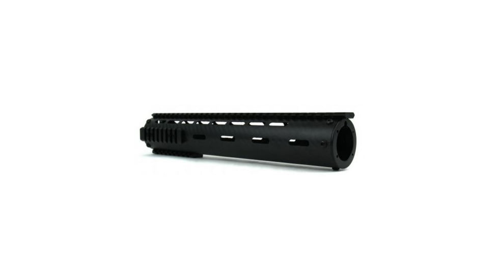 Tacfire AR15 Carbon Fiber Free Float Hand Guard/Detachable Rails/Rifle Length 12in, Black HG06-12