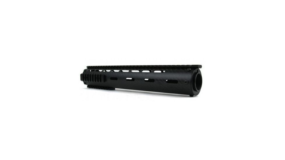 Tacfire AR15 Carbon Fiber Free Float Hand Guard/Detachable Rails/Rifle Length 12in, Black HG06-12