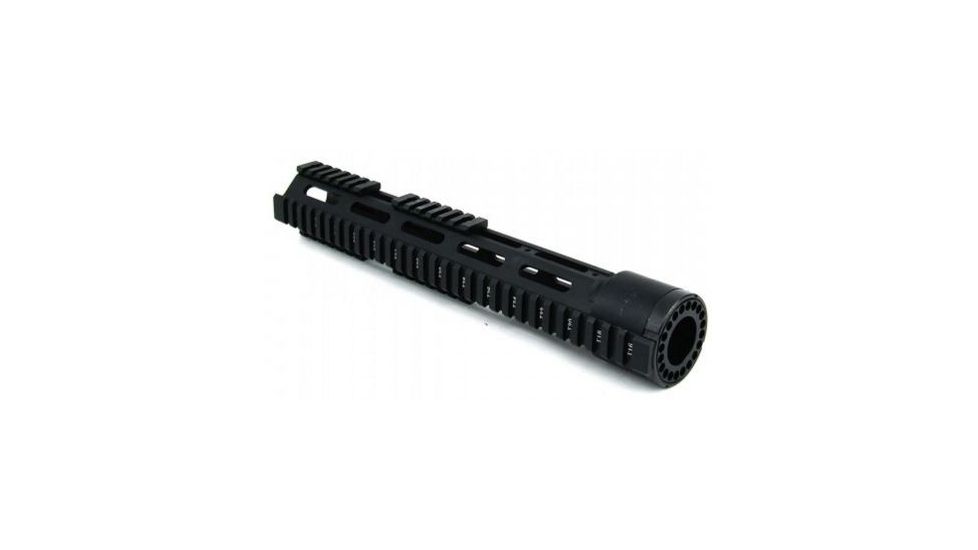 Tacfire AR15 Free Float Quad Rail/Detachable Rails/12in Rifle Length, Black HG03-12