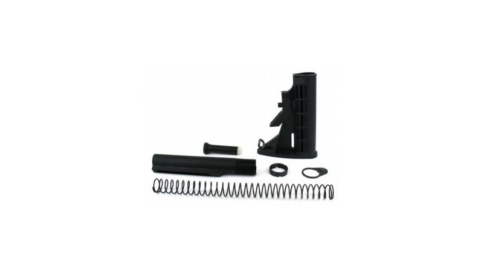 Tacfire AR15 Mil-Spec M4 Style 6 Position Stock Kit, Black MAR084