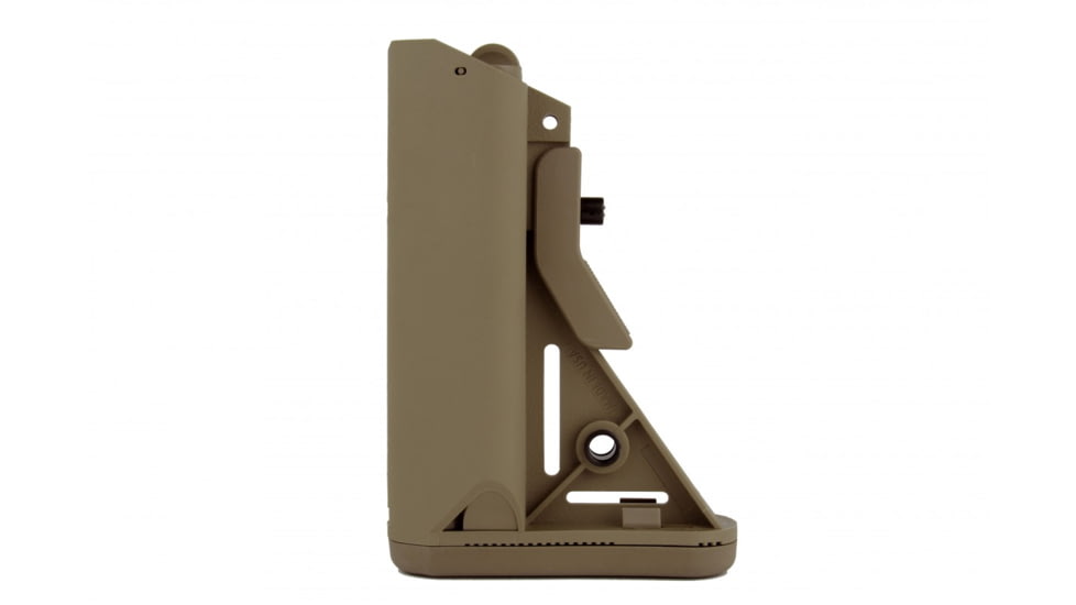 Tacfire AR15 Mil-Spec Premium Style 6-Position Stock W/QD Sling Swivel/Butt Pad, Tan, MAR082S-T