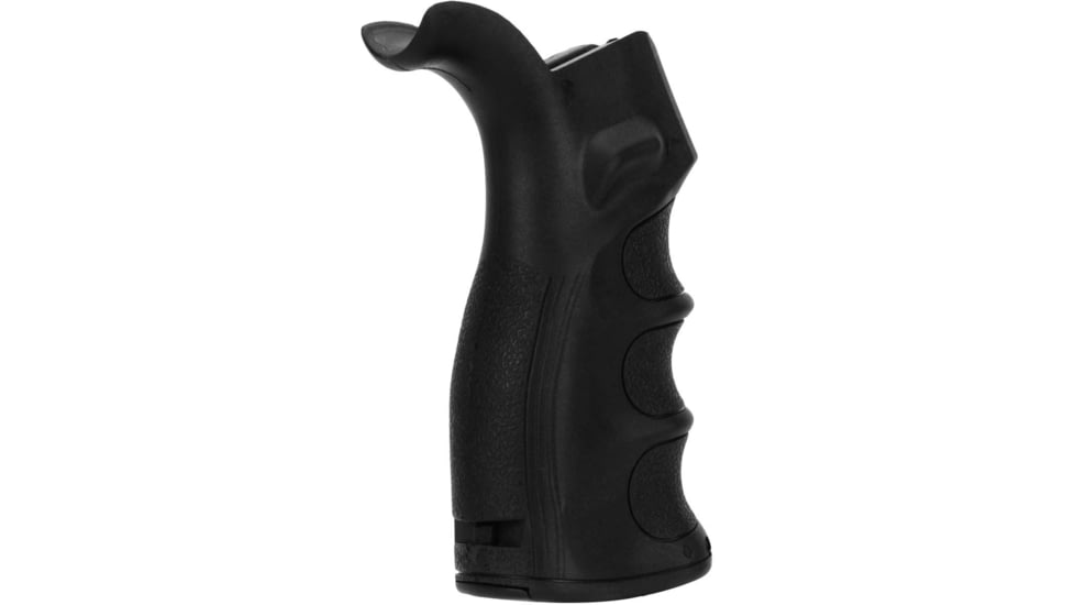 Tacfire AR15 Pistol Grip, Hinged Door Bottom, Black PGAR-B