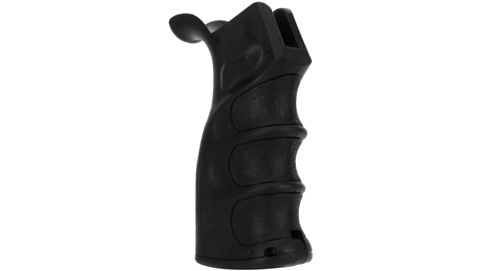 Tacfire AR15 Pistol Grip, Hinged Door Bottom, Black PGAR-B