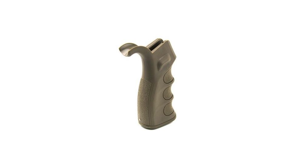 Tacfire AR15 Pistol Grip/Tan, Slide Off Bottom, Black PGAR-T