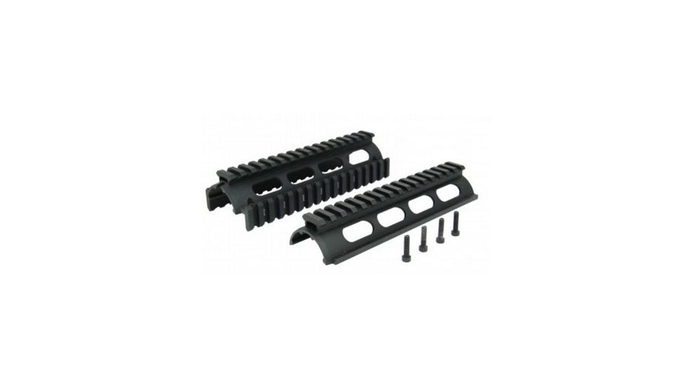 Tacfire AR15 Quad Rail 7in, 2-Piece Drop-InLight Weight, Black HG01-7