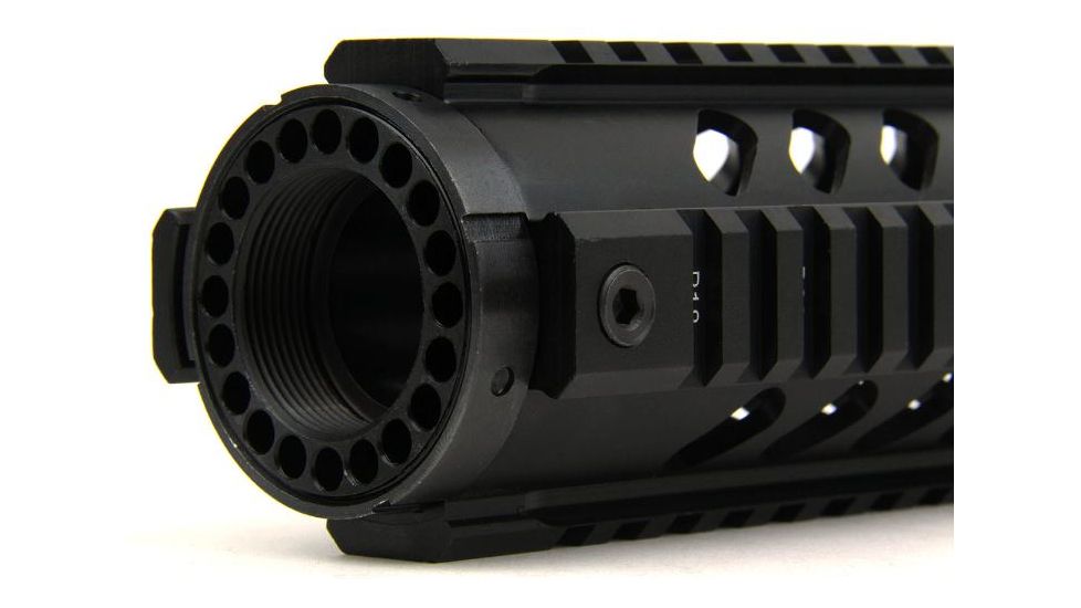Tacfire AR15 Slim Keymod Free Float Clamp-On Style Hand Guard w/Detachable Rails/10in, Black HG02-10