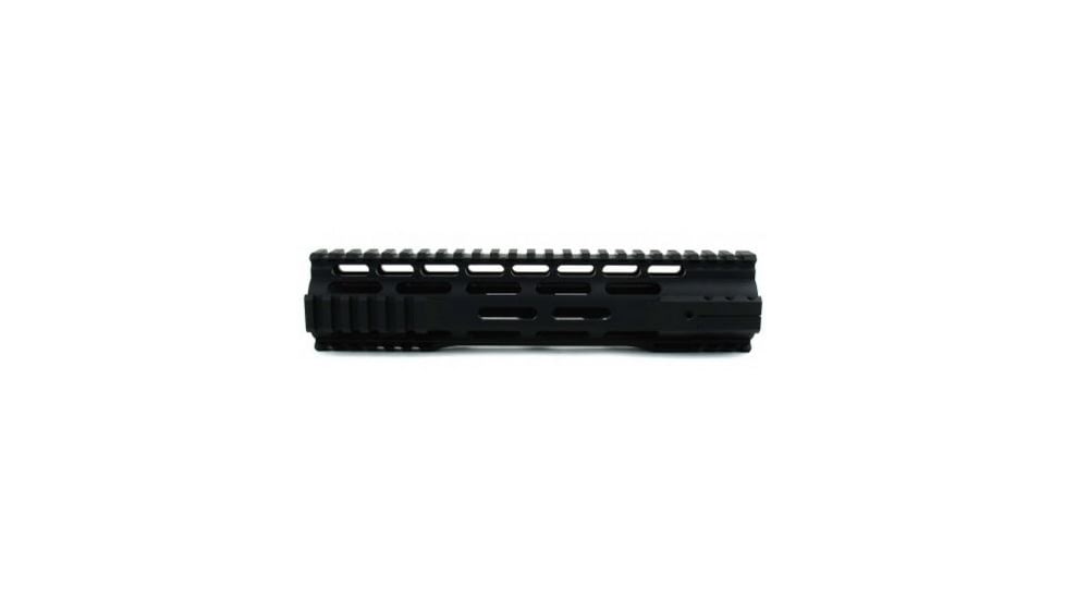 Tacfire AR15 Ultra-Slim Clamp-On Free Float Quad Rail 10in/Mid Length, Version 2, Black HG07-10, EDEMO1
