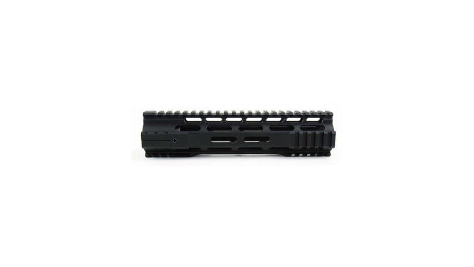 Tacfire AR15 Ultra-Slim Clamp-On Free Float Quad Rail 10in/Mid Length, Version 2, Black HG07-10, EDEMO1