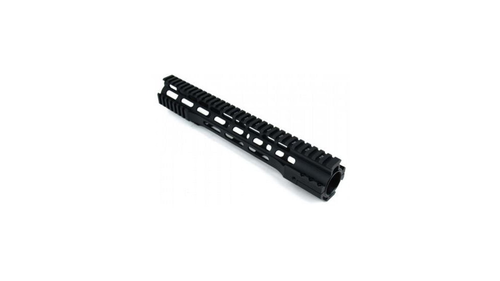 Tacfire AR15 Ultra-Slim Clamp-On Free Float Quad Rail 12in/Rifle Length, Version 2, Black HG07-12, EDEMO1