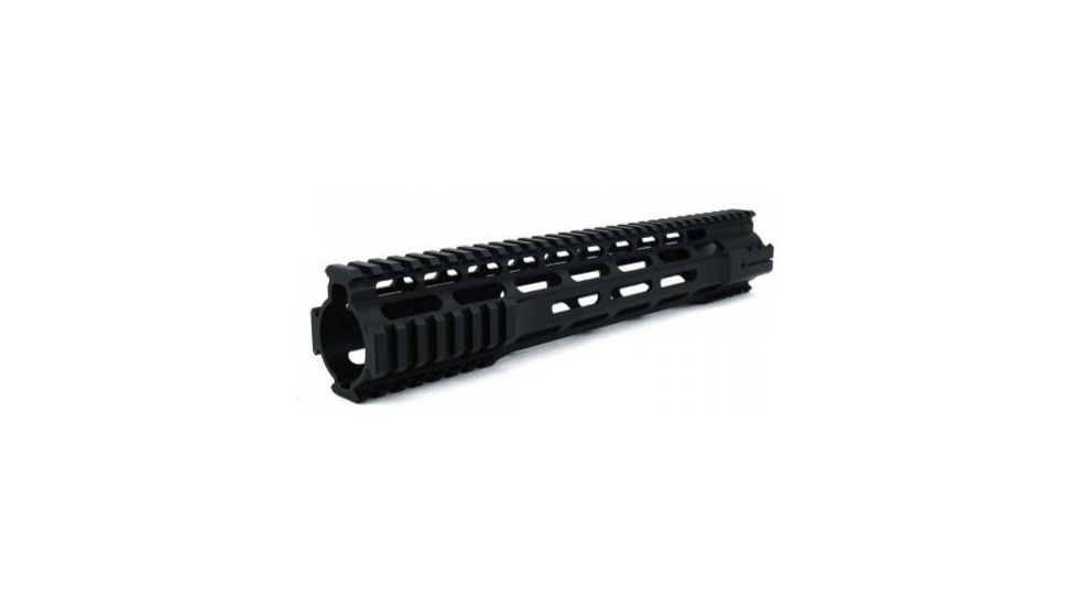 Tacfire AR15 Ultra-Slim Clamp-On Free Float Quad Rail 15in/Extra Length, Version 2, Black HG07-15