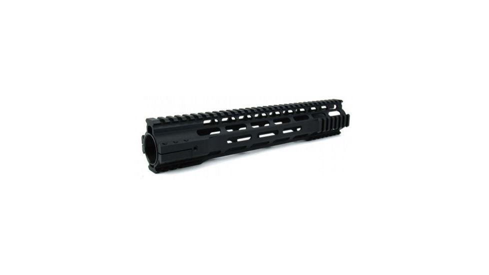Tacfire AR15 Ultra-Slim Clamp-On Free Float Quad Rail 15in/Extra Length, Version 2, Black HG07-15