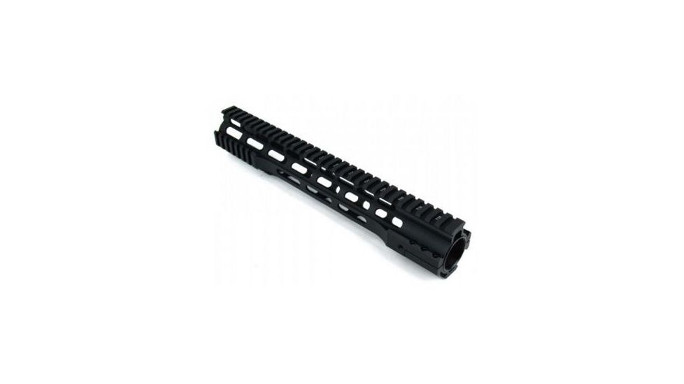 Tacfire AR15 Ultra-Slim Clamp-On Free Float Quad Rail 15in/Extra Length, Version 2, Black HG07-15