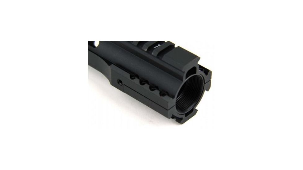 Tacfire AR15 Ultra-Slim Clamp-On Free Float Quad Rail 15in/Extra Length, Version 2, Black HG07-15