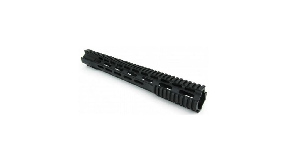 Tacfire AR15 Ultra-Slim Clamp-On Free Float Quad Rail 16.5in/Extended Length, Version 2, Black HG07-16.5