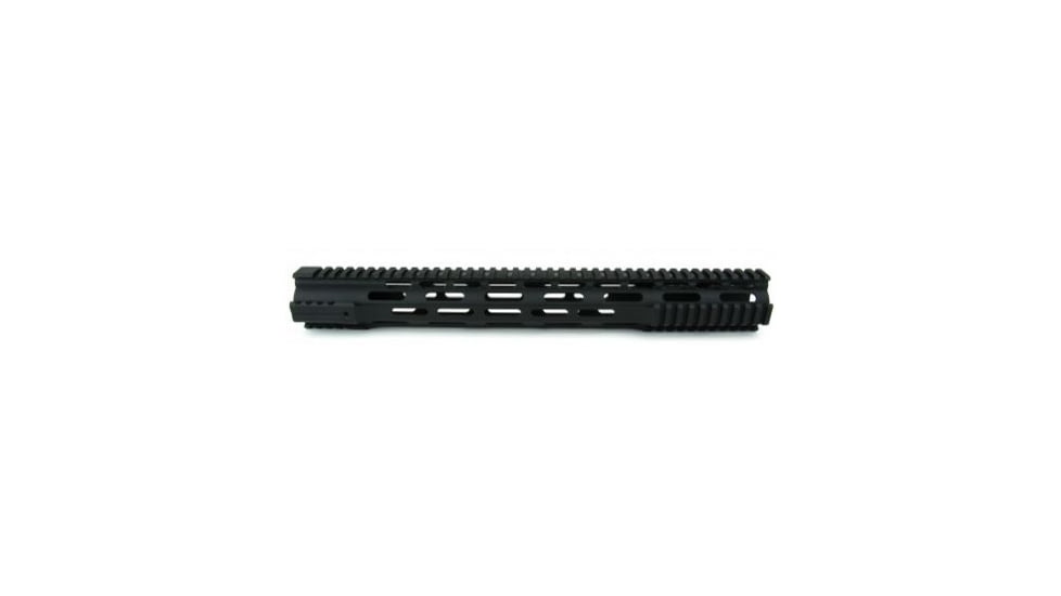 Tacfire AR15 Ultra-Slim Clamp-On Free Float Quad Rail 16.5in/Extended Length, Version 2, Black HG07-16.5