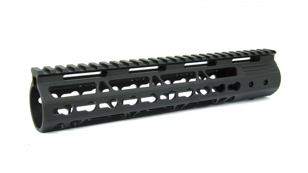 Tacfire AR15 Ultra Slim KeyMod Free Float Hand Guard w/Detachable Rails, Black, 10in, HG09-10