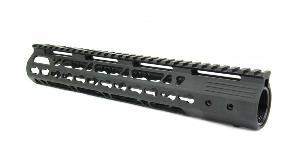 Tacfire AR15 Ultra Slim KeyMod Free Float Hand Guard w/Detachable Rails, Black, 15in, HG09-15