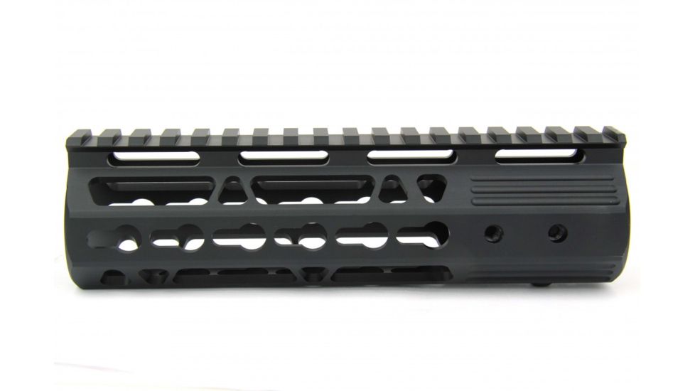 Tacfire AR15 Ultra Slim KeyMod Free Float Hand Guard w/Detachable Rails, Black, 7in, HG09-7