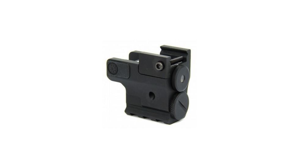 Tacfire Compact/Sub-Compact Pistol Low Temp Green Laser w/Picatinny Rail/Pressure Switch Gen 2, Black LZ002G