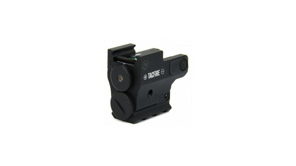 Tacfire Compact/Sub-Compact Pistol Low Temp Green Laser w/Picatinny Rail/Pressure Switch Gen 2, Black LZ002G