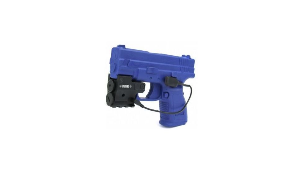 Tacfire Compact/Sub-Compact Pistol Low Temp Green Laser w/Picatinny Rail/Pressure Switch Gen 2, Black LZ002G