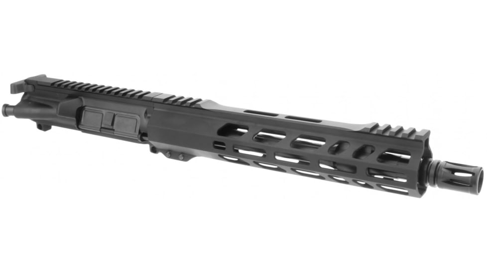 TacFire Complete Upper Assembly, 5.56 NATO, 10in, Type III Hard Anodized, Black, Large, BU-556-10