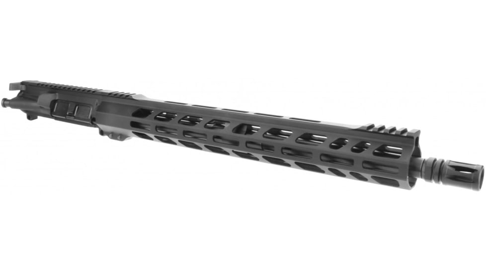 TacFire Complete Upper Assembly, 5.56 NATO, 16in, Type III Hard Anodized, Black, Large, BU-556-16