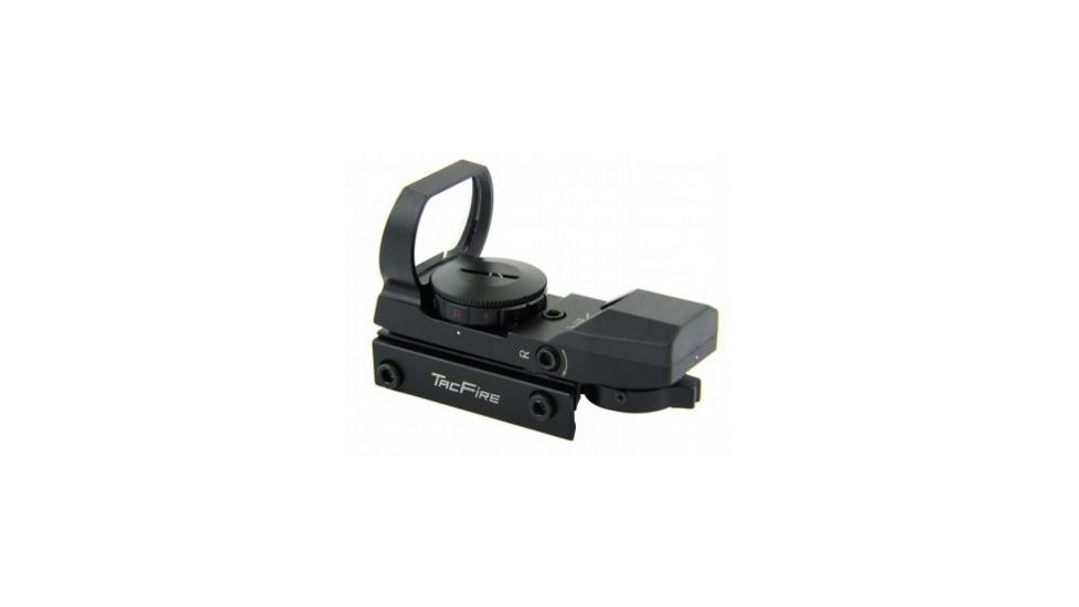 Tacfire Dual Illuminated Reflex Sight With 4 Different Reticles, Black RD007