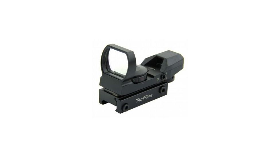 Tacfire Dual Illuminated Reflex Sight With 4 Different Reticles, Black RD007