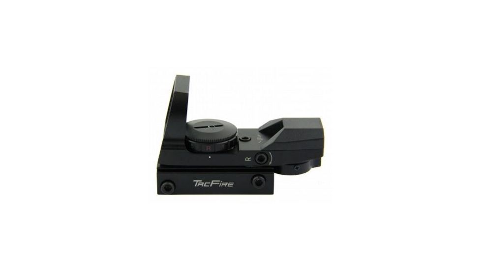 Tacfire Dual Illuminated Reflex Sight With 4 Different Reticles, Black RD007