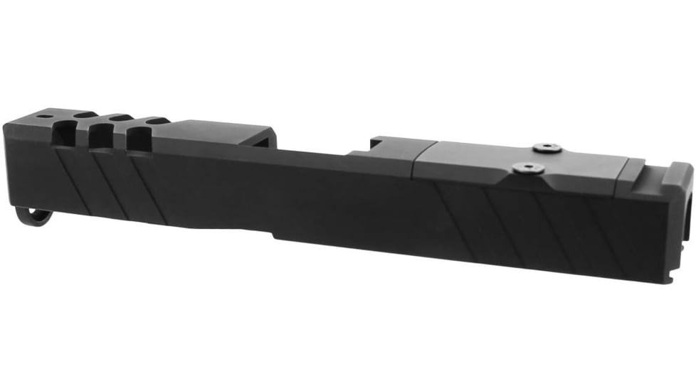 TacFire Glock Slide with Cover Plate, Glock 19, RMR Cut, Ceracoted, Graphite Black, GLKSL19-G2