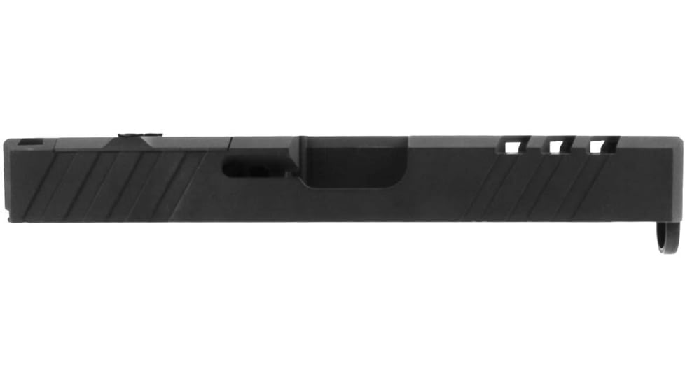 TacFire Glock Slide with Cover Plate, Glock 19, RMR Cut, Ceracoted, Graphite Black, GLKSL19-G2