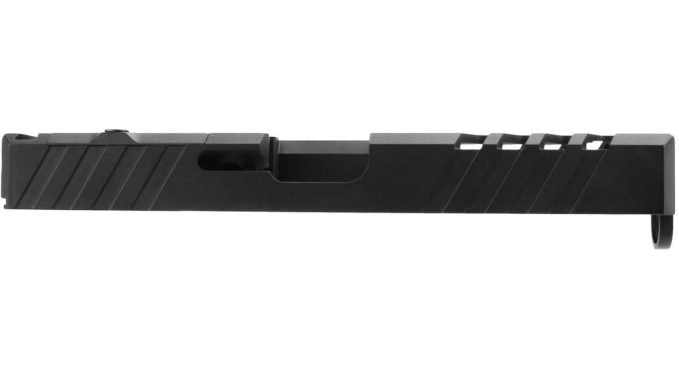 TacFire Glock Slide with Cover Plate, Glock 22, RMR Cut, Ceracoted, Graphite Black, GLKSL22-G2