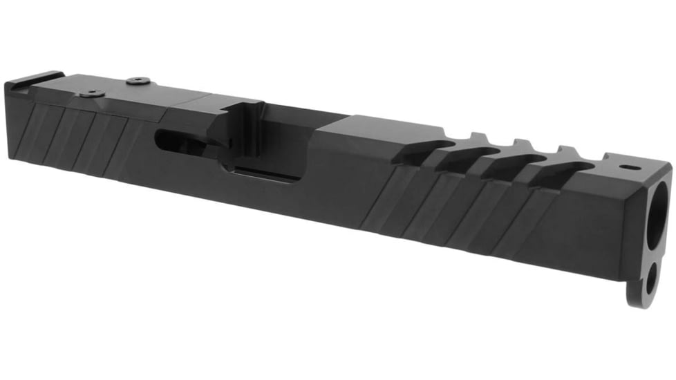 TacFire Glock Slide with Cover Plate, Glock 22, RMR Cut, Ceracoted, Graphite Black, GLKSL22-G2