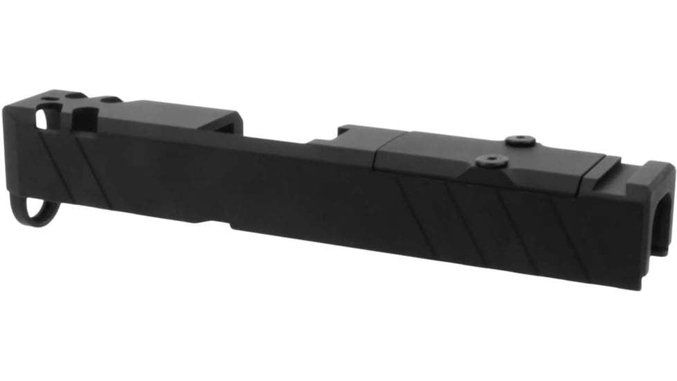 TacFire Glock Slide with Cover Plate, Glock 26, RMR Cut, Ceracoted, Graphite Black, GLKSL26-G2