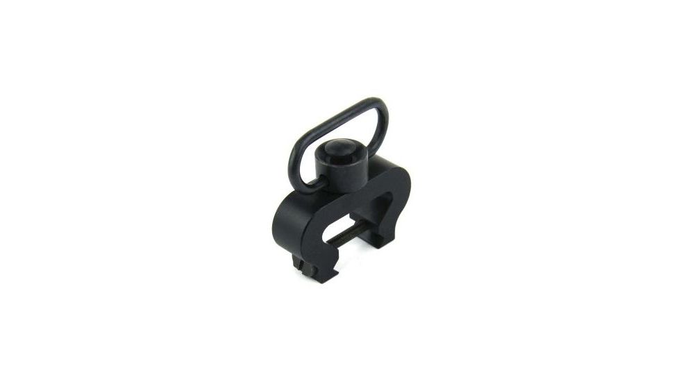 Tacfire Heavy Duty Sling Rail Mount w/Quick Release Push Button Swivel/One Sling Slot, Black MAR081