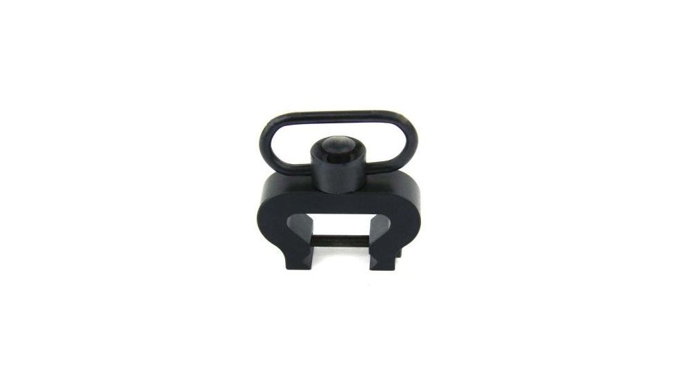 Tacfire Heavy Duty Sling Rail Mount w/Quick Release Push Button Swivel/One Sling Slot, Black MAR081