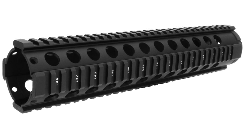 TacFire HG-05 Free-Float Handguard, Quad Rail, Rifle Length, AR-15, 12 inch, Black, HG05-12, EDEMO1