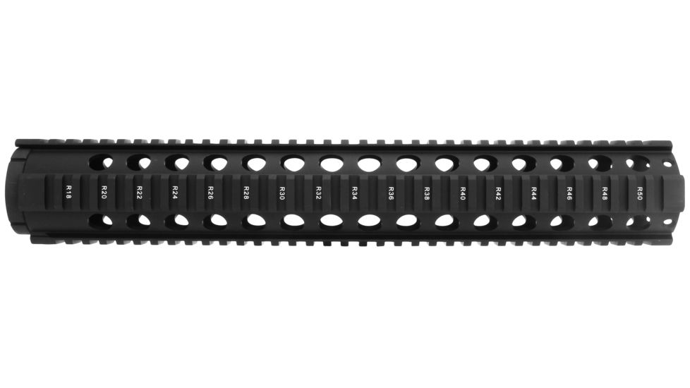 TacFire HG-05 Free-Float Handguard, Quad Rail, Rifle Length, AR-15, 15 inch, Black, HG05-15, EDEMO1