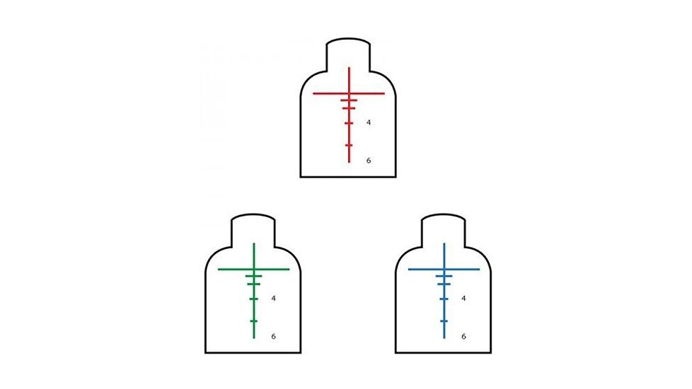 Tacfire Illuminated Red/Green/Blue Rapid Ranging Reticle