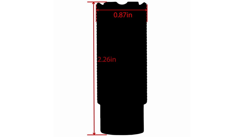 TacFire Linear Compensator, .308, 5/8x24, Black, MZ1020-3B